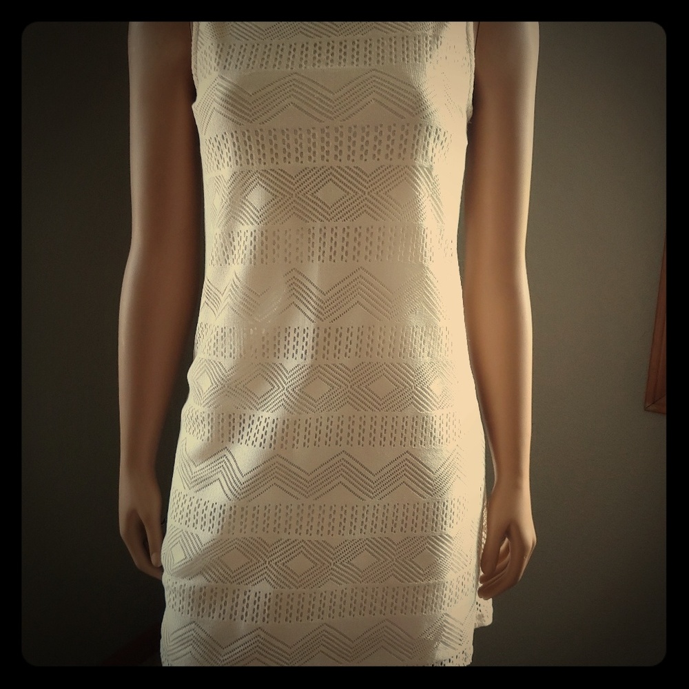 Xhilaration off white mini dress size XS